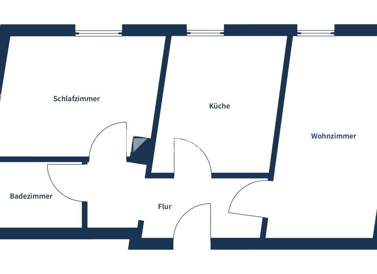 Wohnung zum Kauf 36.000 € 2 Zimmer 49,5 m²<br/>Wohnfläche 1.<br/>Geschoss Mücheln Mücheln 06249