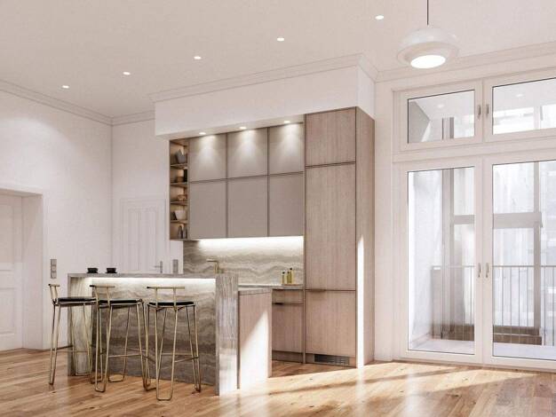 Wohnung zum Kauf - Neubau provisionsfrei 850.000 € 4 Zimmer 127,1 m² 3. Geschoss Mendelstraße 7 Pankow Berlin 13187