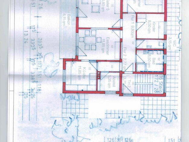 Wohnung zur Miete 700 € 4 Zimmer 105 m² 1. Geschoss frei ab 01.10.2025 Pautzfeld Pautzfeld 91352