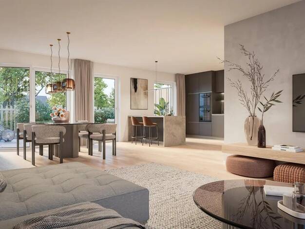 Wohnung zum Kauf - Neubau 574.900 € 3 Zimmer 64,3 m² EG frei ab 30.09.2027 Oberschleißheim Oberschleißheim 85764