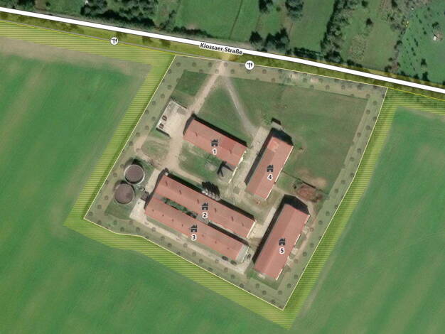 Land-/Forstwirtschaft zur Miete provisionsfrei 370 € Klossaer Straße 48 Klossa 06917