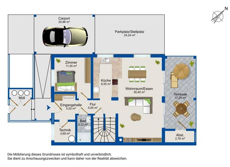 Doppelhaushälfte zum Kauf 590.000 € 5 Zimmer 133 m² 377 m² Grundstück Bad Deutsch Altenburg 2405