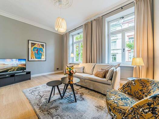 Wohnung zur Miete 3.400 € 3,5 Zimmer 87 m² 2. Geschoss frei ab sofort Nordend-West Frankfurt am Main 60316