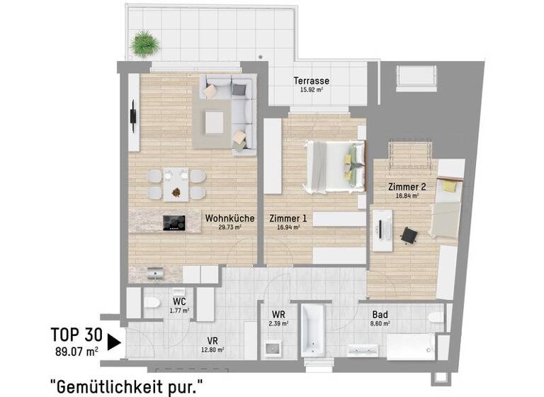 Wohnung zum Kauf - Erstbezug 699.900 € 3 Zimmer 89,1 m² 4. Geschoss Pastorstraße 28 Wien 1210