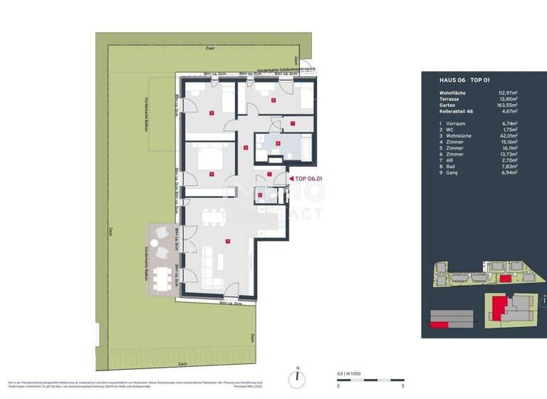 Wohnung zum Kauf - Erstbezug provisionsfrei 639.400 € 4 Zimmer 113 m² Leopoldsdorf 2333