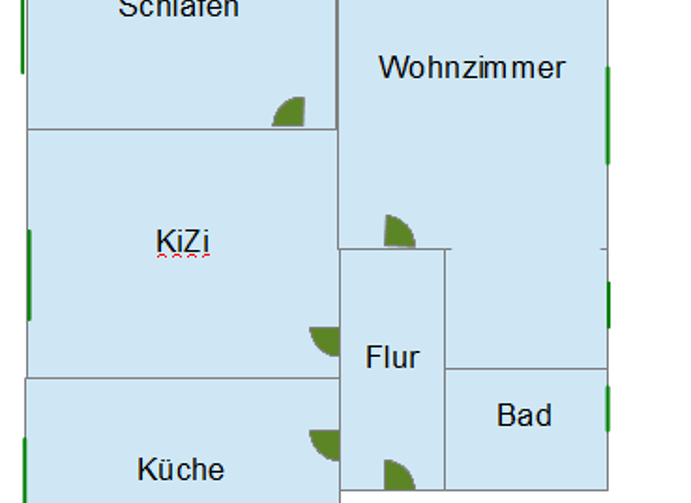 Wohnung zur Miete 363 € 3 Zimmer 68 m² 1. Geschoss frei ab sofort Ringstraße 4 Reichenbach 08468