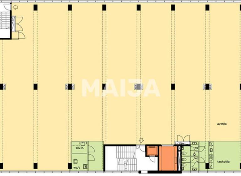 Produktionshalle zur Miete 850 m² Lagerfläche Helsinki 00380