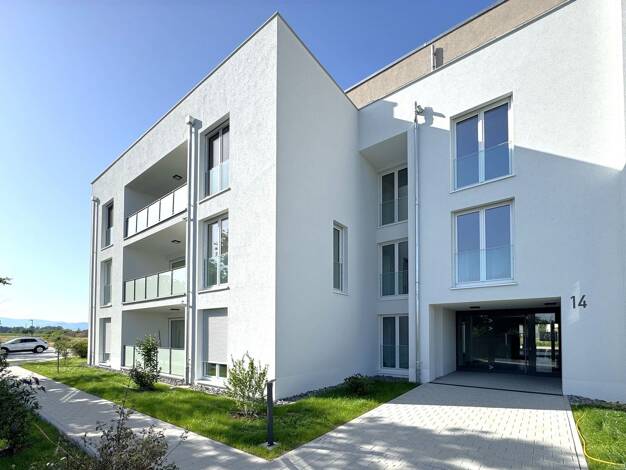 Terrassenwohnung zum Kauf - Neubau provisionsfrei 386.531 € 3 Zimmer 90,5 m² EG frei ab sofort Bleichstraße 14 Freistett Rheinau 77866