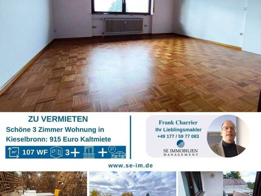 Wohnung zur Miete 915 € 3 Zimmer 107 m² frei ab sofort Kieselbronn 75249