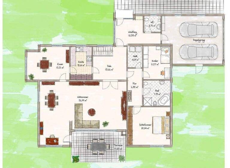 Bungalow zum Kauf 4 Zimmer 162 m² 1.100 m² Grundstück Waldenbuch 71111