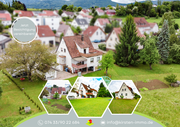 Einfamilienhaus zum Kauf als Kapitalanlage geeignet 349.000 € 6,5 Zimmer 120 m² 1.169 m² Grundstück Endingen Balingen 72336