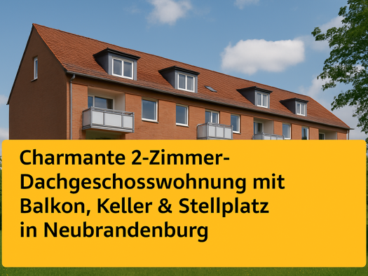 Studio zum Kauf 109.500 € 2 Zimmer 57,6 m² 5. Geschoss Vogelviertel Neubrandenburg 17034