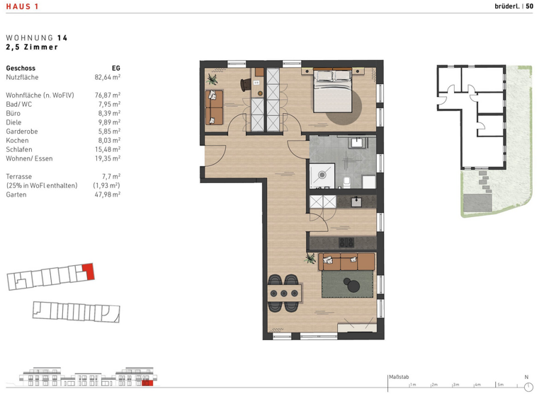 Wohnung zum Kauf - Erstbezug provisionsfrei 604.000 € 3 Zimmer 77 m² Bad Endorf 83093
