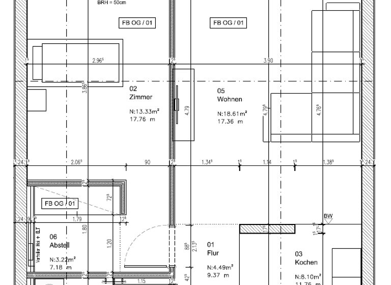 Wohnung zur Miete 890 € 2 Zimmer 56,5 m² 4. Geschoss Herzogin-Cecilie-Allee 4b Handelshäfen Bremen 28217