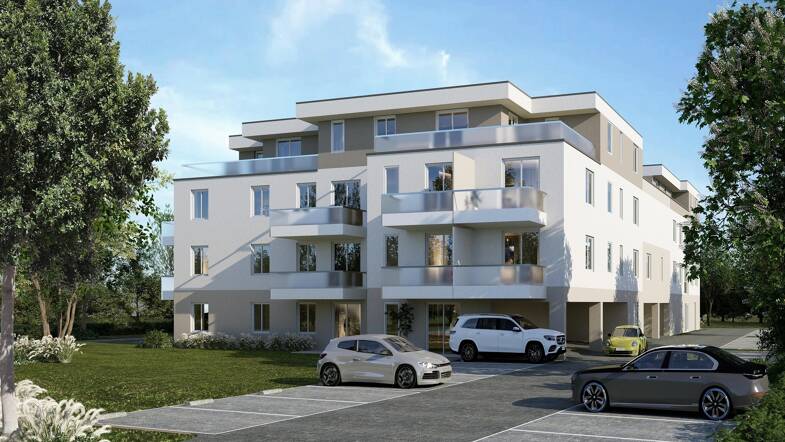 Wohnung zum Kauf - Neubau provisionsfrei 449.900 € 3 Zimmer 99,3 m² Dachgeschoss, 3. Geschoss Großen-Buseck Buseck 35418