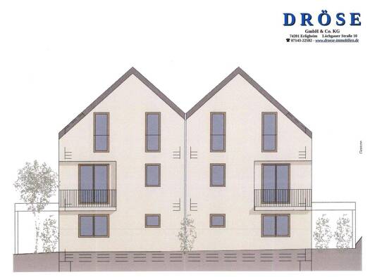 Doppelhaushälfte zum Kauf provisionsfrei 475.000 € 3 Zimmer 89 m² 87 m² Grundstück frei ab 30.06.2027 Erligheim 74391