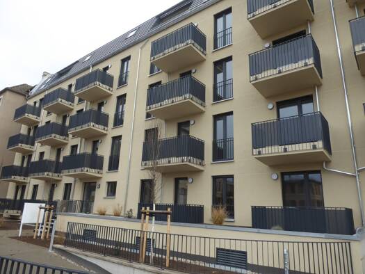Wohnung zur Miete - Erstbezug 640 € 2 Zimmer 58,1 m² 2. Geschoss frei ab sofort Maxim-Gorki-Straße 19 Pirna 01796