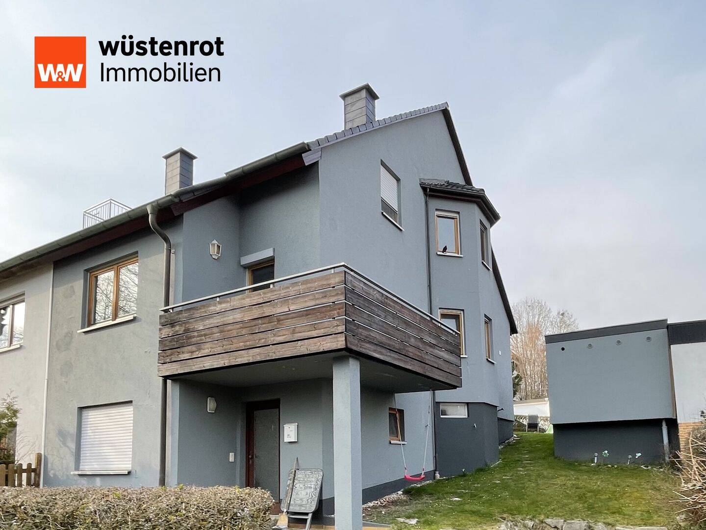 Immobilie in Emtmannsberg - Großzügige Doppelhaushälfte mit Einliegerwohnung im Untergeschoß und Garage Nähe Bayreuth - Bild 1