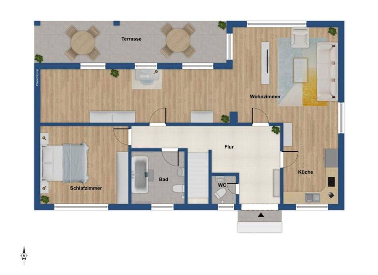 Bungalow zum Kauf 379.000 € 3 Zimmer 105 m² 781 m² Grundstück Wermelskirchen 42929