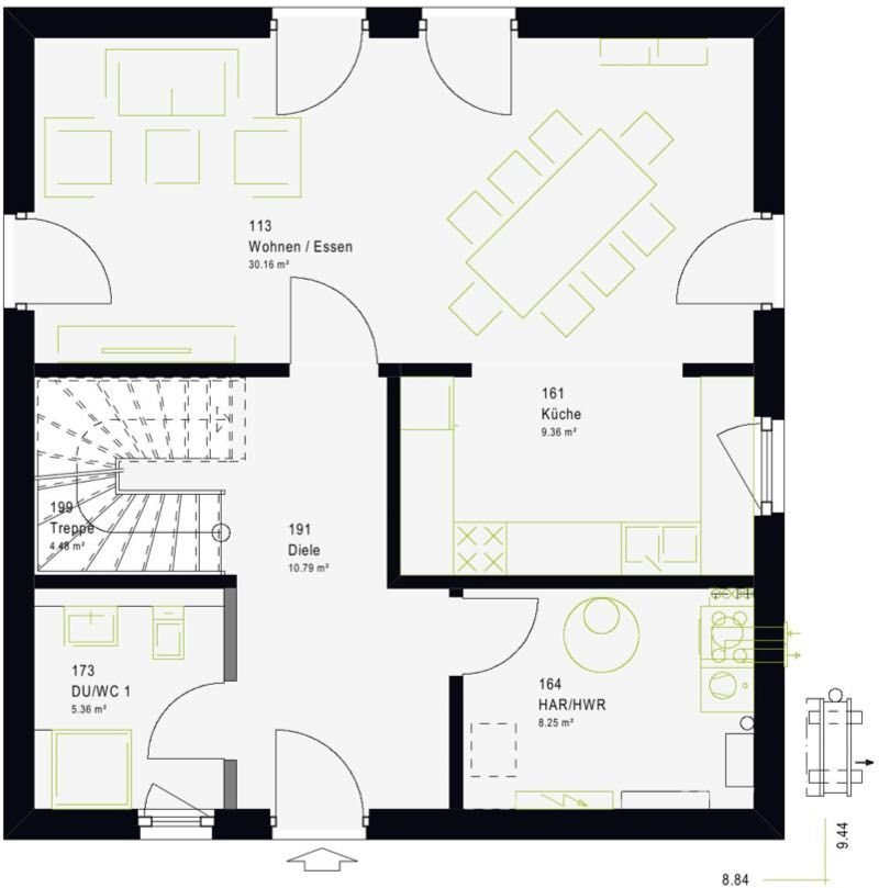 Einfamilienhaus zum Kauf 339.989 € 4 Zimmer 136 m²<br/>Wohnfläche 1.500 m²<br/>Grundstück Großhartmannsdorf Brand-Erbisdorf 09618