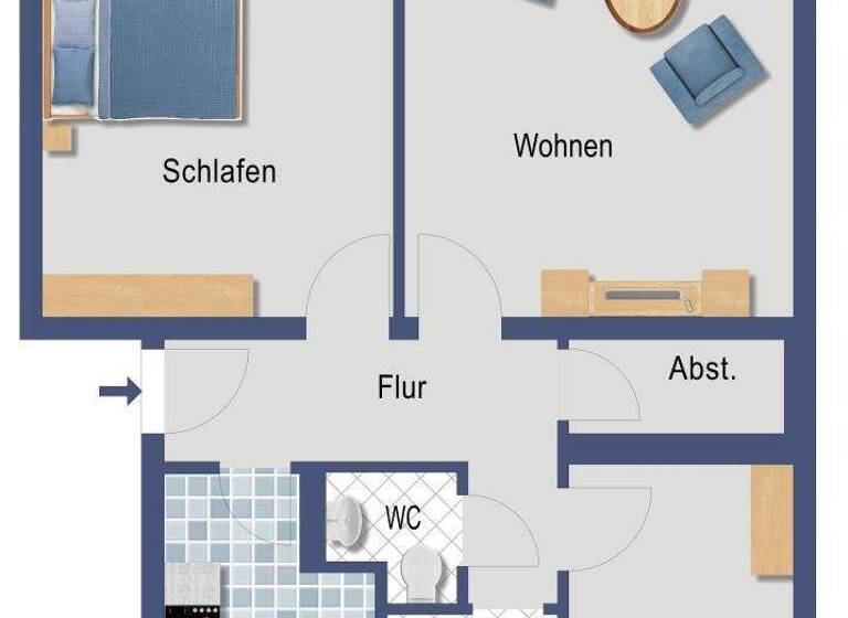 Wohnung zum Kauf provisionsfrei 330.000 € 3 Zimmer 74,7 m² EG Nieder Kirchweg 35 Nied Frankfurt am Main 65934