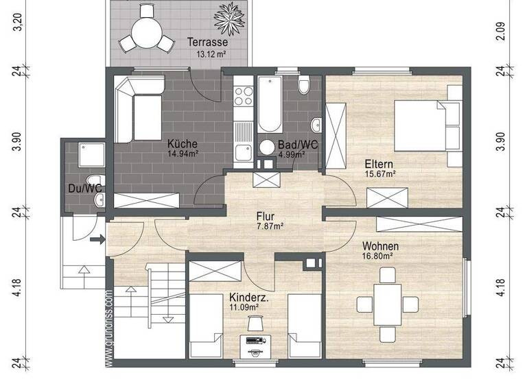 Mehrfamilienhaus zum Kauf als Kapitalanlage geeignet 510.000 € 6 Zimmer 138,4 m² 596 m² Grundstück Mörsch Rheinstetten 76287