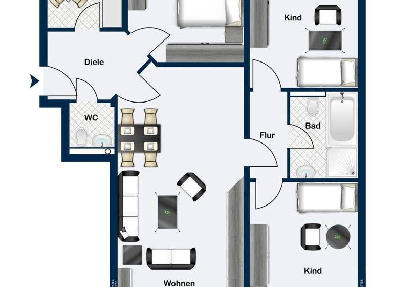 Wohnung zum Kauf 329.000 € 4 Zimmer 108 m² EG Rahm Duisburg / Rahm 47269