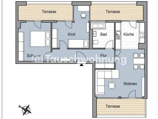 Wohnung zur Miete Tauschwohnung 694 € 3 Zimmer 71 m² 3. Geschoss Köpenick Treptow-Köpenick 12557