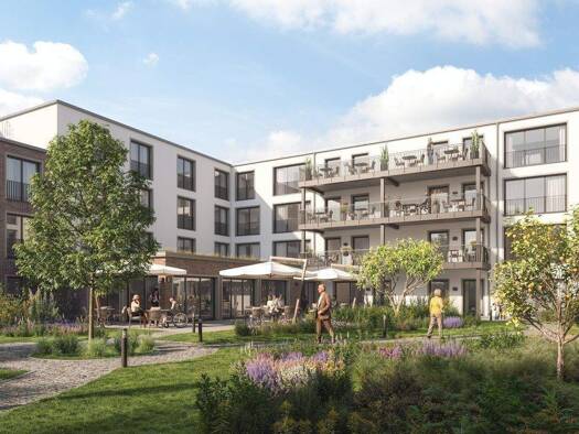 Senioren-Apartment zum Kauf - Neubau provisionsfrei als Kapitalanlage geeignet 227.760 € 1 Zimmer 42,9 m² 12.266 m² Grundstück Freißenbüttel Osterholz-Scharmbeck 27711