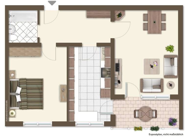 Wohnung zum Kauf 120.000 € 2 Zimmer 61,2 m²<br/>Wohnfläche Winterlingen Winterlingen 72474