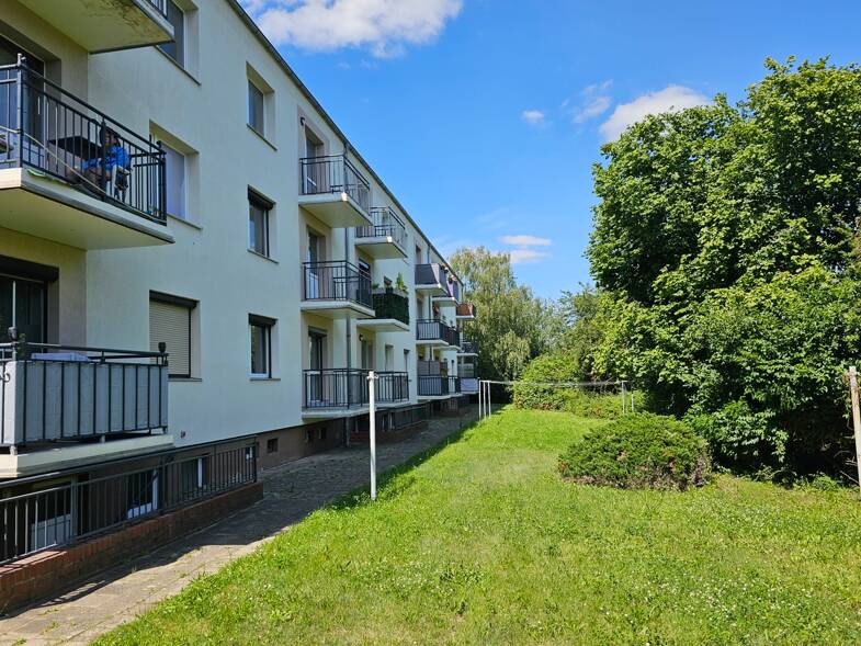 Wohnung zur Miete 410 € 3 Zimmer 61 m² EG Humboldtstraße 32-36 Bitterfeld Bitterfeld 06749