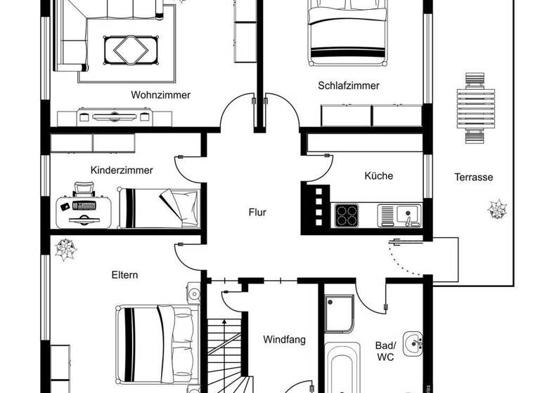 Mehrfamilienhaus zum Kauf provisionsfrei 315.000 € 7 Zimmer 178 m² 916 m² Grundstück Huntlosen Großenkneten / Amelhausen 26197