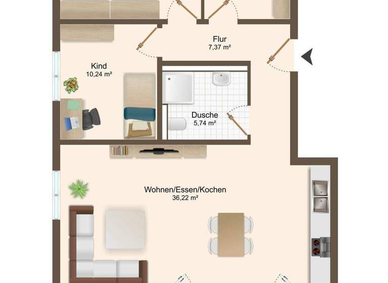 Wohnung zum Kauf - Erstbezug provisionsfrei 383.690 € 4 Zimmer 90,3 m² Schwenningen Villingen-Schwenningen 78054