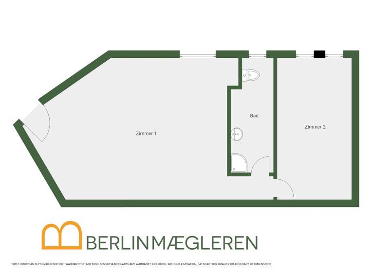 Wohnung zum Kauf 275.000 € 2 Zimmer 48,2 m² 2. Geschoss Mühsamstraße 68 Friedrichshain Berlin, Friedrichshain 10249