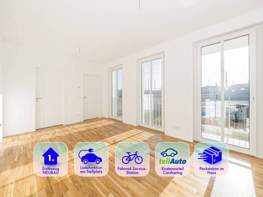 WG-Zimmer zur Miete - Erstbezug 506 € 2,5 Zimmer 45 m² 2. Geschoss frei ab 01.09.2026 Straße der Nationen 82 Zentrum Chemnitz 09111