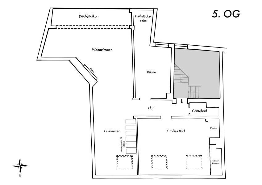 Wohnung zur Miete 800 € 2 Zimmer 115 m²<br/>Wohnfläche ab sofort<br/>Verfügbarkeit Töngesgasse 39 Altstadt Frankfurt am Main 60311