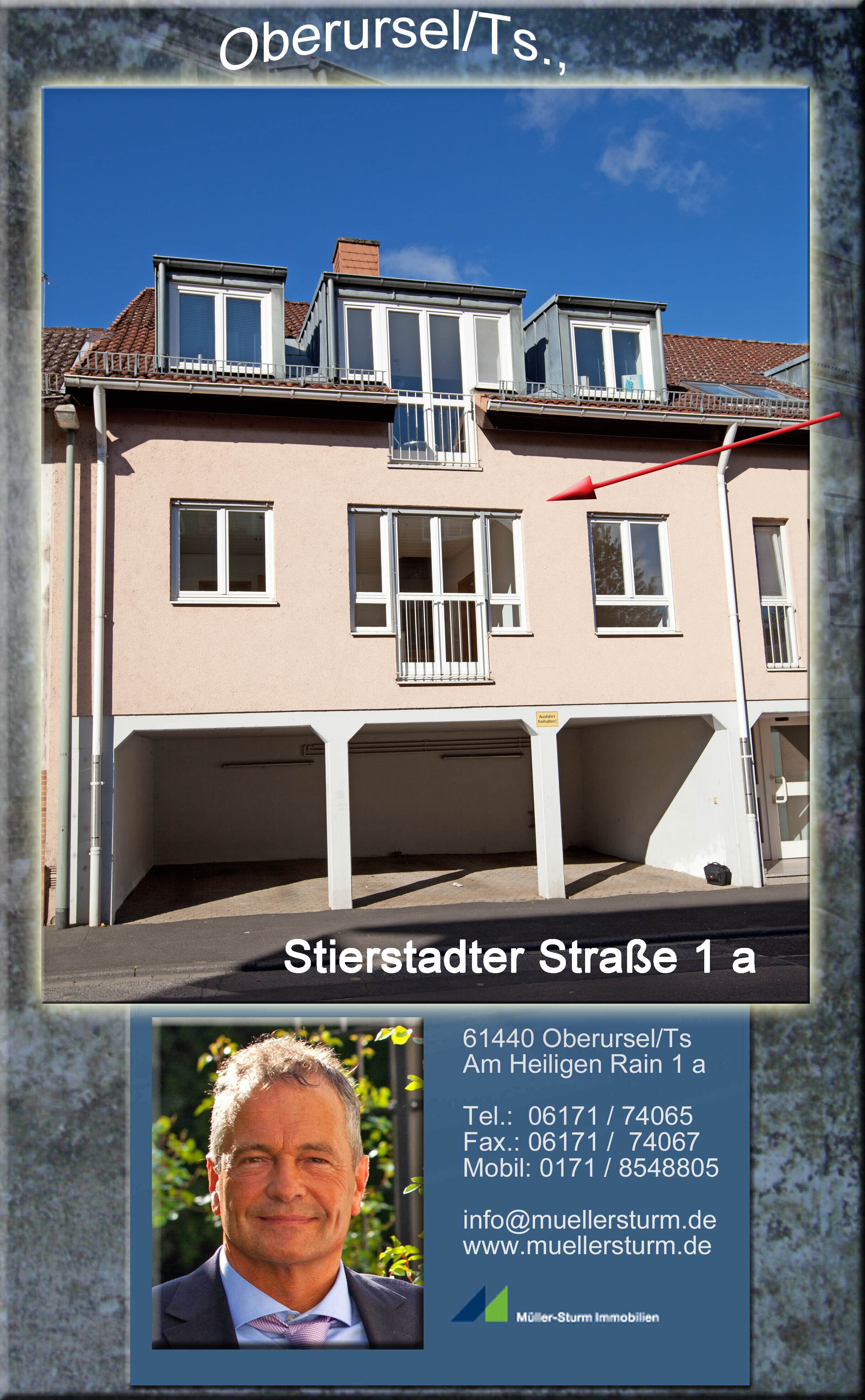 Wohnung zur Miete 1.150 € 2 Zimmer 87 m²<br/>Wohnfläche 1.<br/>Geschoss Stierstadter Straße 1a Stierstadt Oberursel 61440