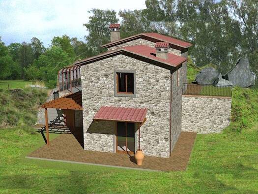 Bauernhaus zum Kauf - Erstbezug 160.000 € 5 Zimmer 155 m² 39.500 m² Grundstück Seggiano 58038