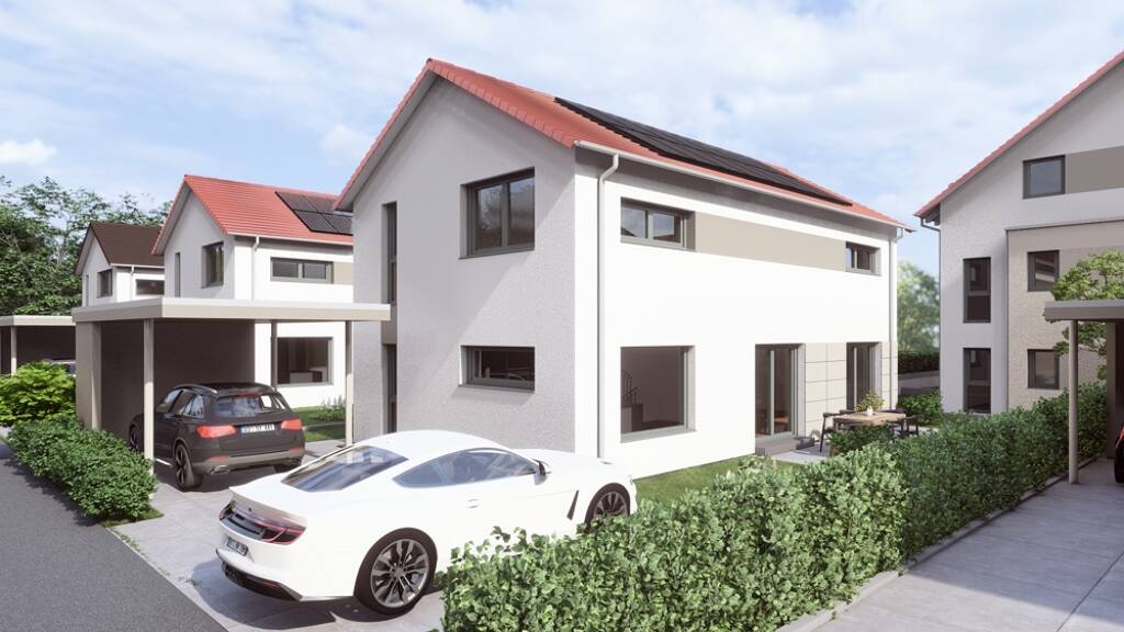 Einfamilienhaus zum Kauf - Erstbezug 500.000 € 4,5 Zimmer 132 m² 558 m² Grundstück Vöhringen 72189