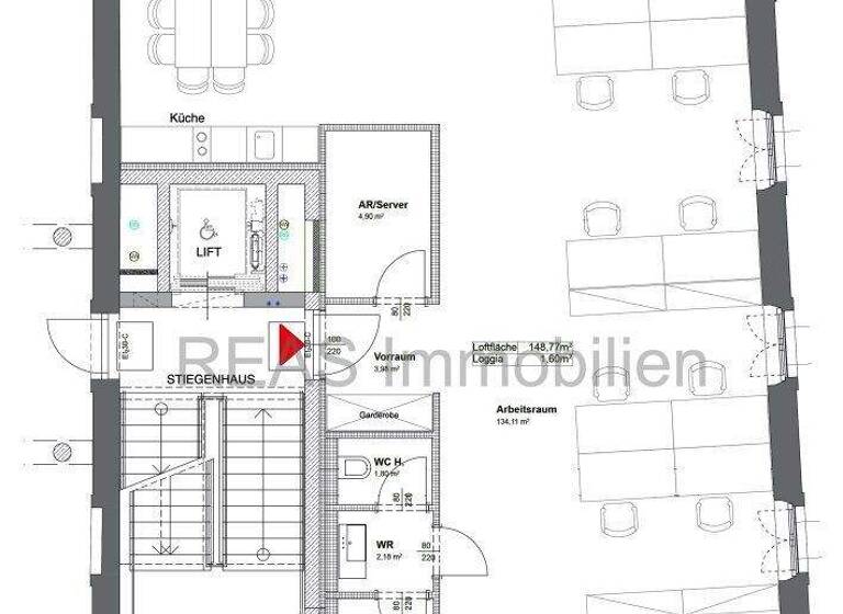 Büro zum Kauf 1.389.000 € 6 Zimmer 280,9 m² Bürofläche Wien 1100