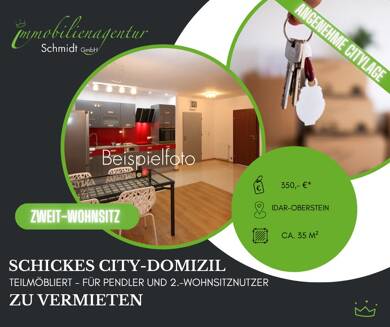 Wohnung zur Miete 350 € 1 Zimmer 35 m² Dachgeschoss, 3. Geschoss Oberstein 55743 Idar-Oberstein 55743