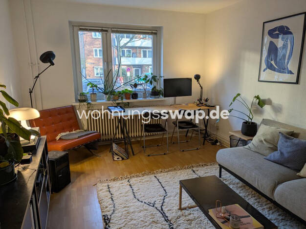Studio zur Miete Tauschwohnung 650 € 3 Zimmer 64 m² EG Eimsbüttel Hamburg 20259