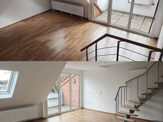 Maisonette zur Miete 800 € 4 Zimmer 84 m² Geschoss 1/2 frei ab sofort Westerende 46 Leer 26789