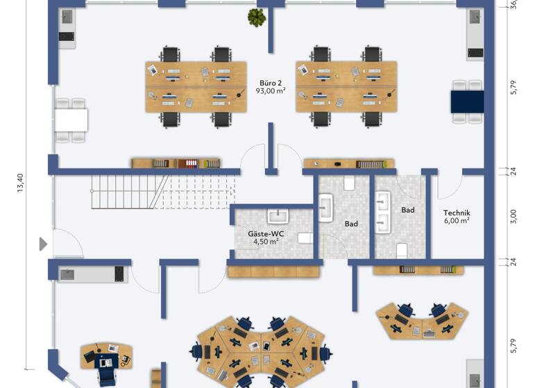 Bürogebäude zum Kauf - Neubau 14 Zimmer 520 m²<br/>Bürofläche ab 22,5 m²<br/>Teilbarkeit Bad Bergzabern Bad Bergzabern 76887