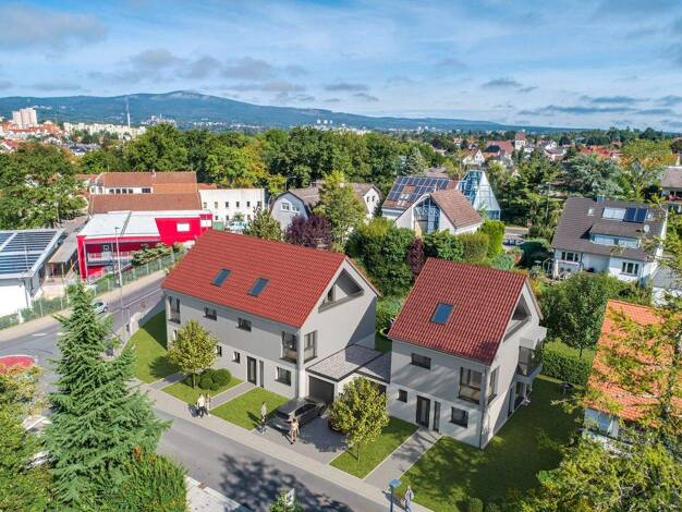 Doppelhaushälfte zum Kauf - Erstbezug 1.095.000 € 6 Zimmer 165 m² 346 m² Grundstück Meisenstraße 1 Schwalbach am Taunus 65824