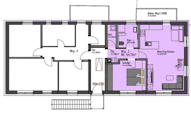 Maisonette zur Miete 995 € 2,5 Zimmer 83 m² 1. Geschoss frei ab 01.07.2025 Elchingen Neresheim 73450