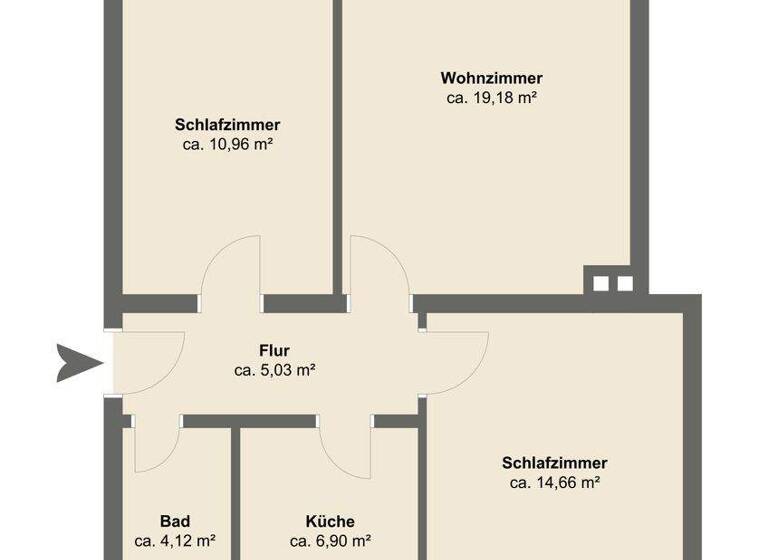 Wohnung zum Kauf 138.000 € 3 Zimmer 61 m² EG Sennestadt Bielefeld 33689