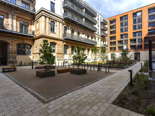 Wohnung zur Miete 1.700 € 3,5 Zimmer 111 m² frei ab sofort Marienstraße 2 Wilsdruffer Vorstadt/Seevorstadt-West Dresden 01067