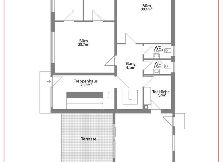 Bürofläche zur Miete provisionsfrei 3.400 € 250 m² Bürofläche Eugenbach Altdorf 84032
