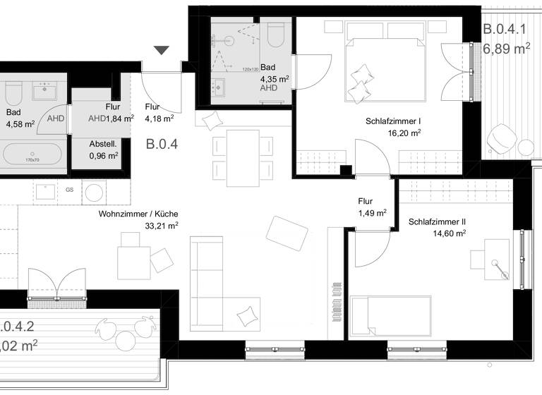 Wohnung zum Kauf provisionsfrei 499.000 € 3 Zimmer 88,9 m²<br/>Wohnfläche EG<br/>Geschoss Pölnitzweg 67 Buch Berlin 13125